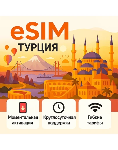 eSIM Турция интернет для путешествий есим
