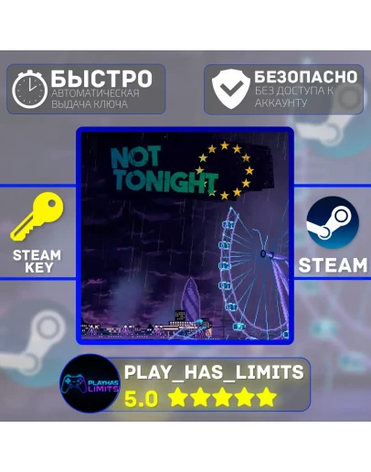Not Tonight КЛЮЧ STEAM Global + РФ