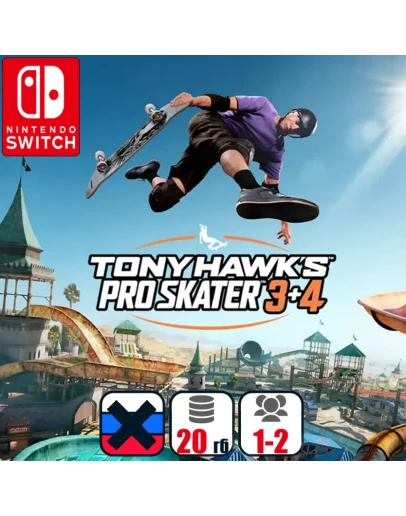 Tony Hawk's Pro Skater 3 + 4 Nintendo Switch Tony Hawk's Pro Skater 3 + 4 Nintendo Switch