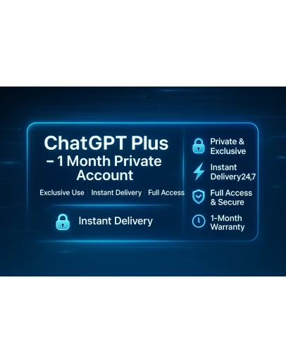 ChatGPT Plus 1 месяц, авто-доставка (auto delivery)