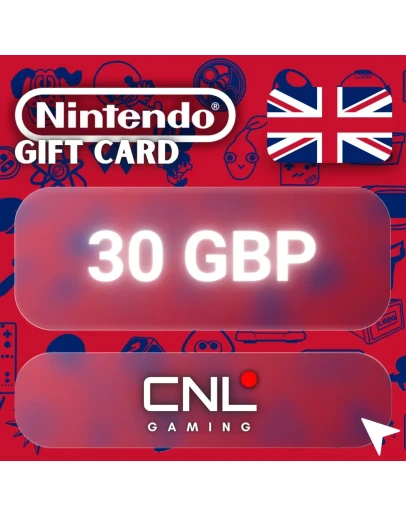 24/7 АВТО Nintendo eShop 30 GBP (Подарочная карта)