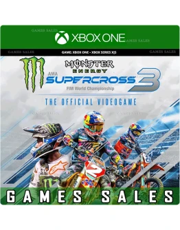MONSTER ENERGY SUPERCROSS OFFICIAL VIDEOGAME 3XBOX