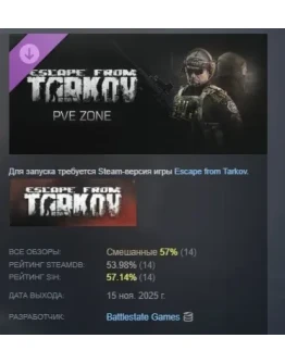 Escape from Tarkov: PVE Zone АВТОДОСТАВКА STEAM РОССИЯ