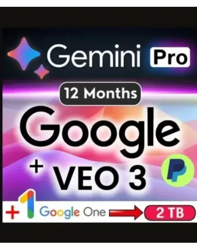 Gemini AI Pro + Google One (2 ТБ) 6 месяцев Gemini AI Pro + Google One (2 ТБ) 6 месяцев
