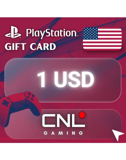24/7 АВТО PlayStation 1 USD (подарочная карта)