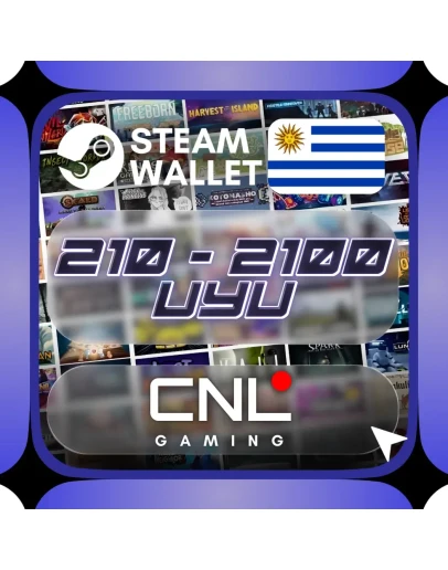 Steam Wallet Uruguay 210 - 2100 UYU (подарочная карта)