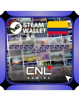 Steam Wallet Colombia 20500 - 205000 COP (подарок)