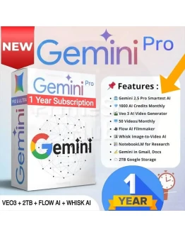 Google AI Pro Gemini - Veo 3 - Nano Pro 1/6 месяцев