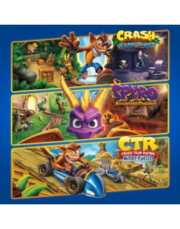 Crash + Spyro Triple Play Bundle на PS4 и PS5 П2 П3