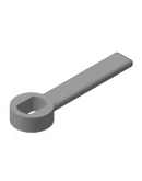 МЧ00.03.00.04 рукоятка - чертеж и 3D модель детали