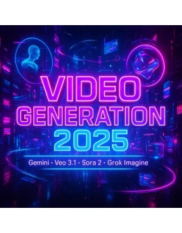 Gemini / Veo 3.1 / Sora 2 / Grok Imagine 12 месяцев