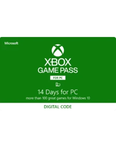 Xbox game pass pc 14 дней код (для новых пользователе