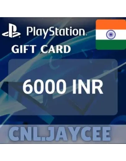 24/7 АВТО PlayStation 6000 INR (подарочная карта)