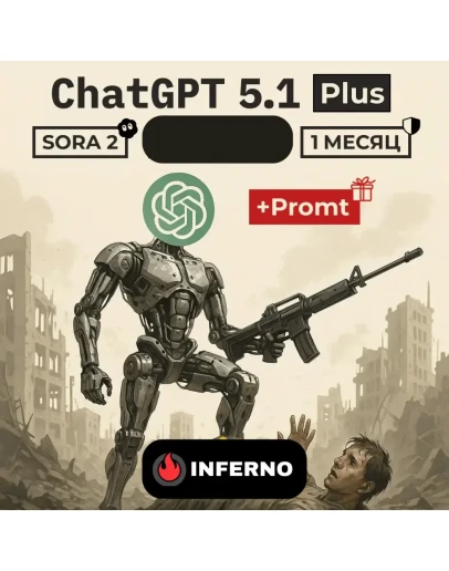 ChatGPT 5 Plus Личный аккаунт на 1 месяц