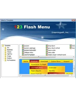 Flash Menu для создания профессионального меню + БОНУС