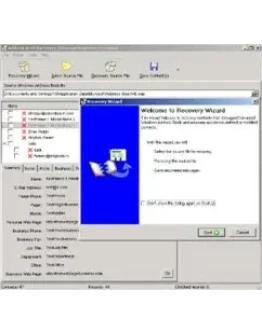 Восстановление контактной информации из Адресной книги