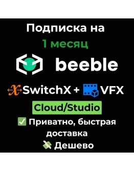 Подписка Beeble AI SwitchX - VFX Cloud/Studio 1 - 12 месяцев