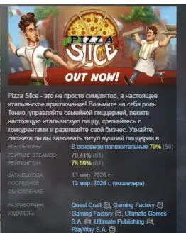 Pizza Slice АВТОДОСТАВКА STEAM РОССИЯ