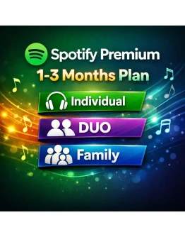 Spotify Premium План на 1-3 месяца Индивидуальный/Двойной/Семейный
