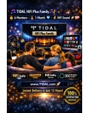TIDAL HiFi PLUS FAMILY 1 месяц 6 участников Ultra HD звук