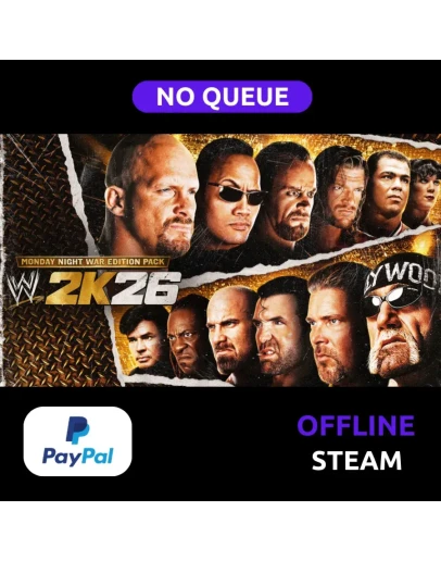WWE 2K26 Monday Night War Edition ALL DLC + 2K25NO QUEUEPAYPAL