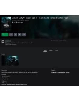 CALL OF DUTY: BLACK OPS 7 - СИЛА КОМАНДОВАНИЯ: СТАРТОВЫЙ НАБОР XBOX + PC (WIN) КЛЮЧ/