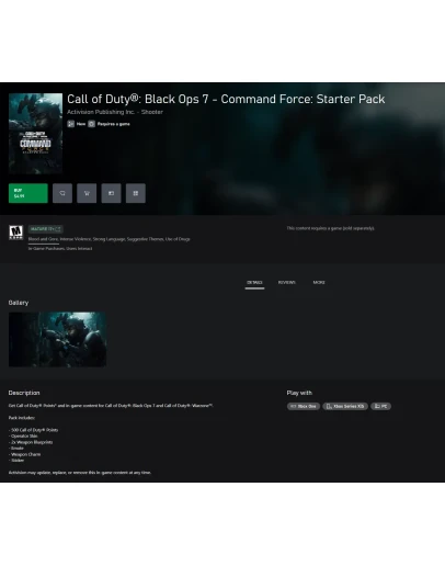 CALL OF DUTY: BLACK OPS 7 - СИЛА КОМАНДОВАНИЯ: СТАРТОВЫЙ НАБОР XBOX + PC (WIN) КЛЮЧ/