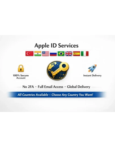 Apple ID Global Delivery Приватный доступ Без 2FA