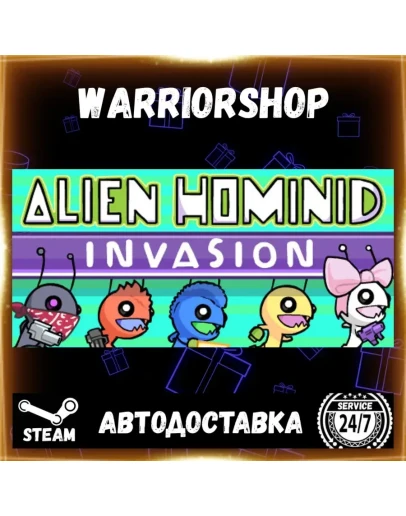 Alien Hominid Invasion Выбор Региона Стим STEAM GIFT АВТО 24/7 ГАРАНТИЯ