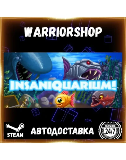 Insaniquarium Deluxe Выбор Региона Стим STEAM GIFT АВТО 24/7 ГАРАНТИЯ