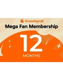 Crunchyroll Premium Mega Fan Подписка на 12 месяцев (Весь мир)