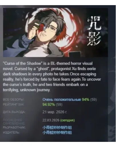 Curse of the Shadow АВТОДОСТАВКА STEAM РОССИЯ