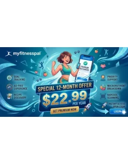 MyFitnessPal Premium Подписка на 12 месяцев (Весь мир) на ваш счет