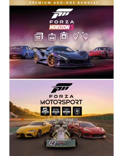Forza Motorsport and Forza Horizon 5 Premium AddOns Bundle XBOX