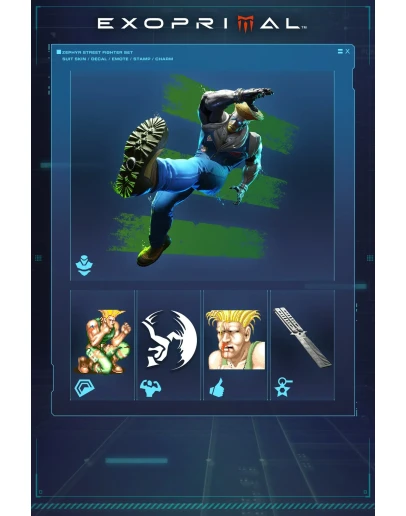 Zephyr Street Fighter Set XBOX