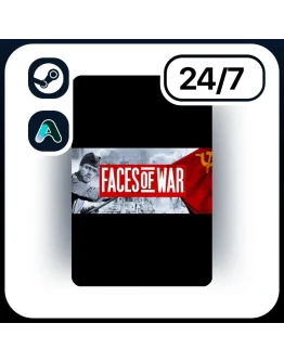 АВТО FACES OF WAR STEAM ПОДАРКОМ ДЛЯ KZ RU UA CIS 24/7