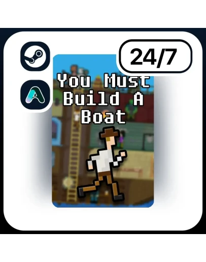 АВТО YOU MUST BUILD A BOAT STEAM ПОДАРКОМ ДЛЯ KZ RU UA CIS 24/7