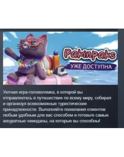 Pakinpaks АВТОДОСТАВКА STEAM РОССИЯ