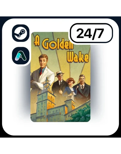АВТО A GOLDEN WAKE STEAM ПОДАРКОМ ДЛЯ KZ RU UA CIS 24/7