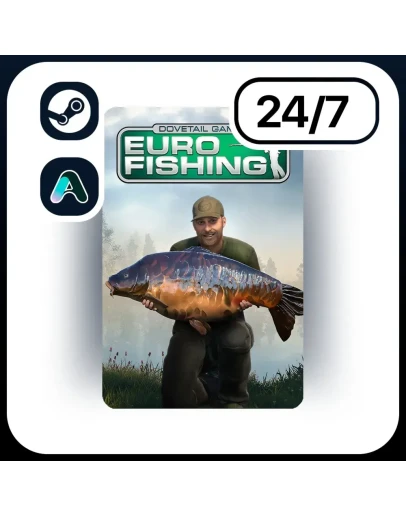 АВТО EURO FISHING STEAM ПОДАРКОМ ДЛЯ KZ RU UA CIS 24/7