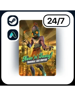 АВТО ODDWORLD: NEW 'N' TASTY STEAM ПОДАРКОМ ДЛЯ KZ RU UA CIS 24/7