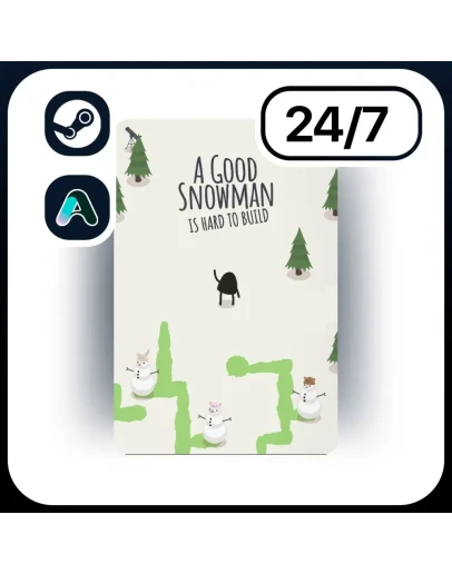 АВТО A GOOD SNOWMAN IS HARD TO BUILD STEAM ПОДАРКОМ ДЛЯ KZ RU UA CIS 24/7