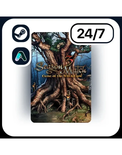 АВТО SEASON MATCH 3 - CURSE OF THE WITCH CROW STEAM ПОДАРКОМ ДЛЯ KZ RU UA CIS