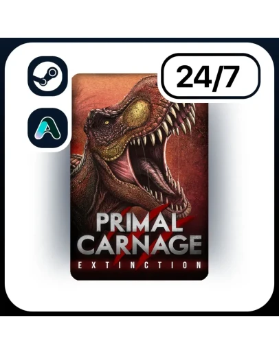 АВТО PRIMAL CARNAGE: EXTINCTION STEAM ПОДАРКОМ ДЛЯ KZ RU UA CIS 24/7