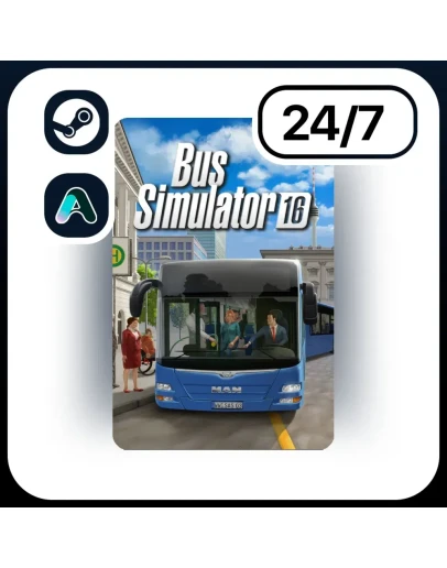 АВТО BUS SIMULATOR 16 STEAM ПОДАРКОМ ДЛЯ KZ RU UA CIS 24/7