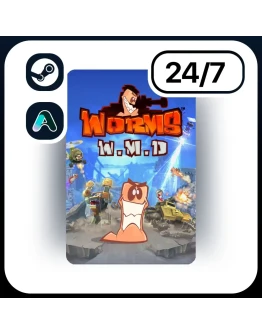 АВТО WORMS W.M.D STEAM ПОДАРКОМ ДЛЯ KZ UA CIS 24/7