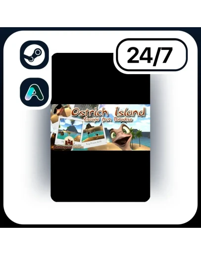 АВТО OSTRICH ISLAND STEAM ПОДАРКОМ ДЛЯ KZ RU UA CIS 24/7