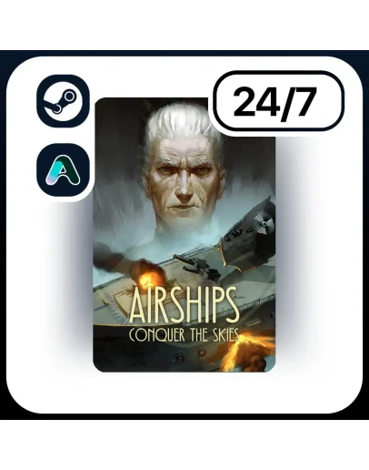 АВТО AIRSHIPS: CONQUER THE SKIES STEAM ПОДАРКОМ ДЛЯ KZ RU UA CIS 24/7