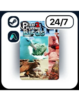 АВТО PIXEL PUZZLES 2: BIRDS STEAM ПОДАРКОМ ДЛЯ KZ RU UA CIS 24/7