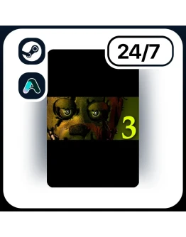 АВТО FIVE NIGHTS AT FREDDY'S 3 STEAM ПОДАРКОМ ДЛЯ KZ RU UA CIS 24/7